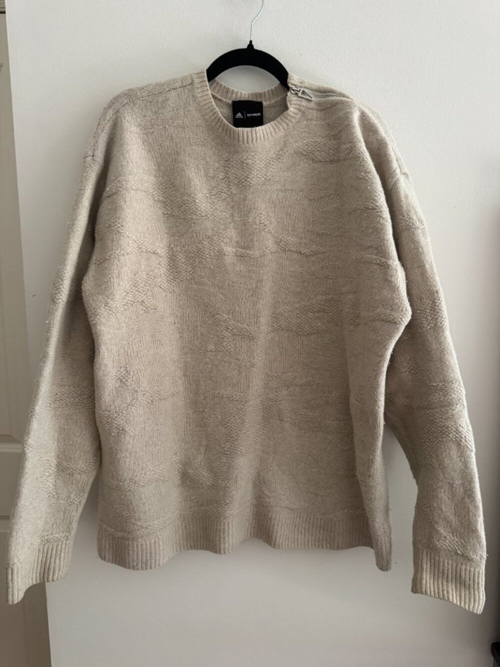 Adidas x Ivy Park Jacquard cable knit Sweater - medium
